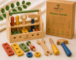 18 Wooden Tool Kit